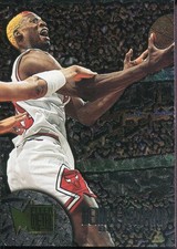 DENNIS RODMAN ~ 1995-96 Fleer Metal Basketball NBA Trading Card #134