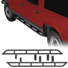Pair Steel Rock Sliders Tube Door Armor Step Rail Fit 1992-1999 Chevy Suburban