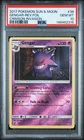 2017 POKEMON SUN & MOON CRIMSON INVASION #38 GENGAR-REVERSE FOIL PSA 10