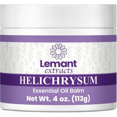 Lemant Extracts Helichrysum Balm (4 oz)   Triple Strength Helichrysum Essential