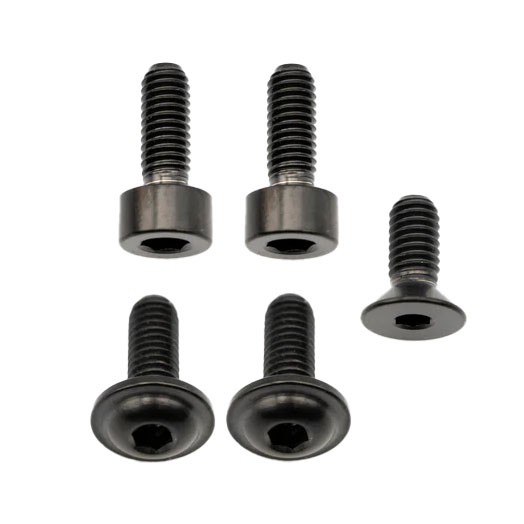 Titanium Fox 34 Fork Bolt Kit - 6AL-4V Aerospace Grade Black Fits Fit4Grip SL 7090₽