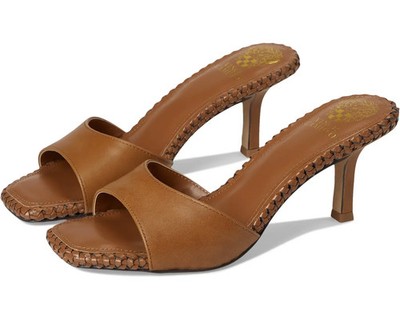 Vince Camuto Emmla Stitched Mule Sandals Caramello, Size 6M(36.5)