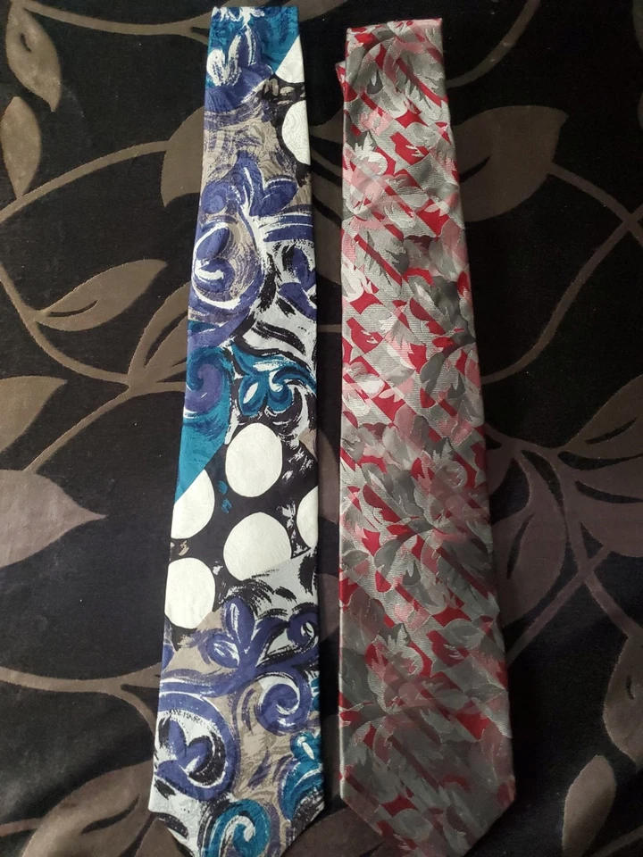 Corbatas italianas de seda Couture by Bella Nova, lote de 2 Foto 4 de 4