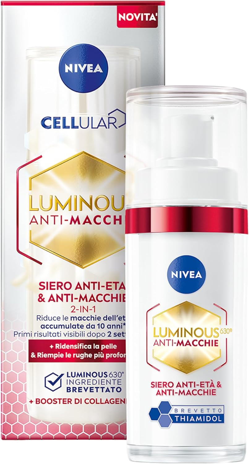 Siero Viso Anti-Macchie NIVEA Luminous 630 30ml - Pelle Radiosa