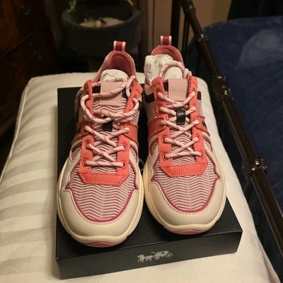 Coach Citysole Runner Mesh Confetti Pink Nog Women's Low Top Sneakers G5250