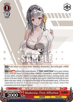 Weiss Schwarz Nikke Goddess of Victory SR/RRR Single Cards