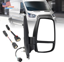 Passenger Side Mirror Compatible with 2015-2025 Ford Transit 150 250 350 350 Hd