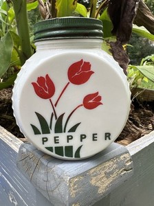 Fireking Tulip Salt and Pepper Shakers | eBay