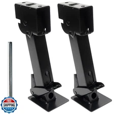 MaxxHaul Swing-Down Trailer Stabilizer Jacks 1000lb Telescoping RV Set of 2