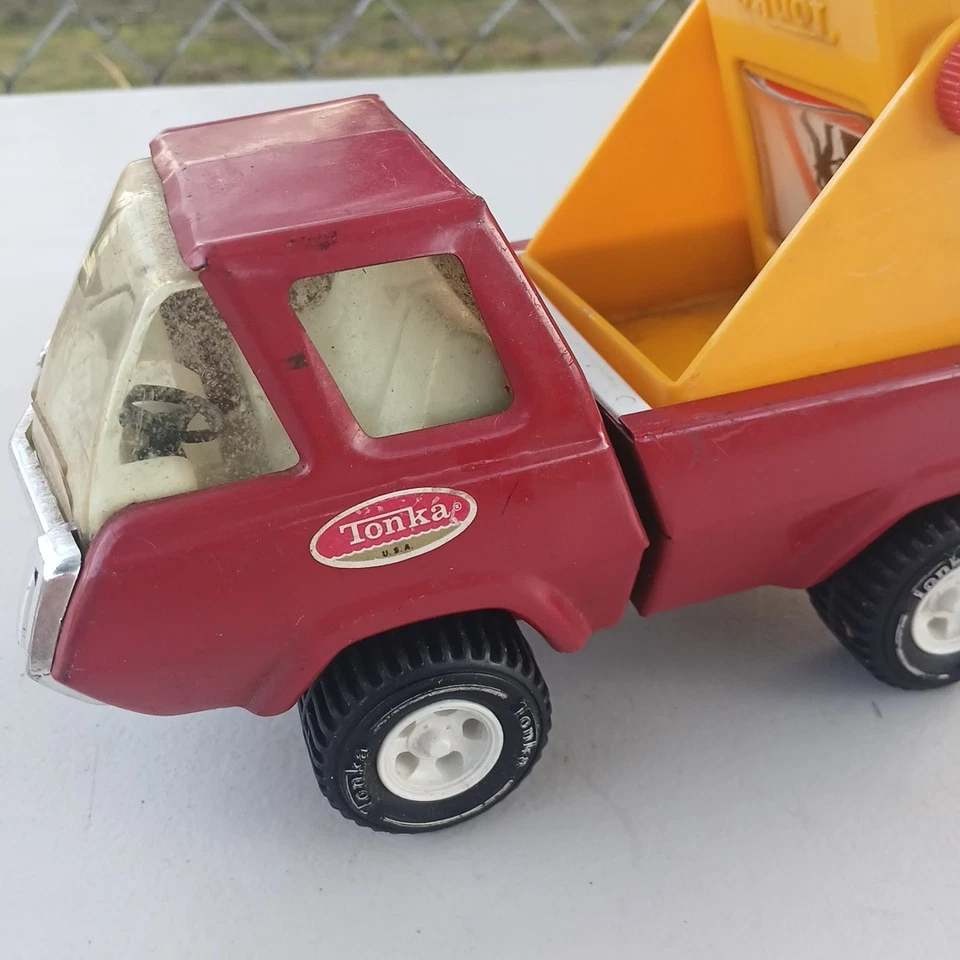 Mini Tonka 1974/75 Super Thrust Pickup Truck with Flip Sign - Image 3 of 4