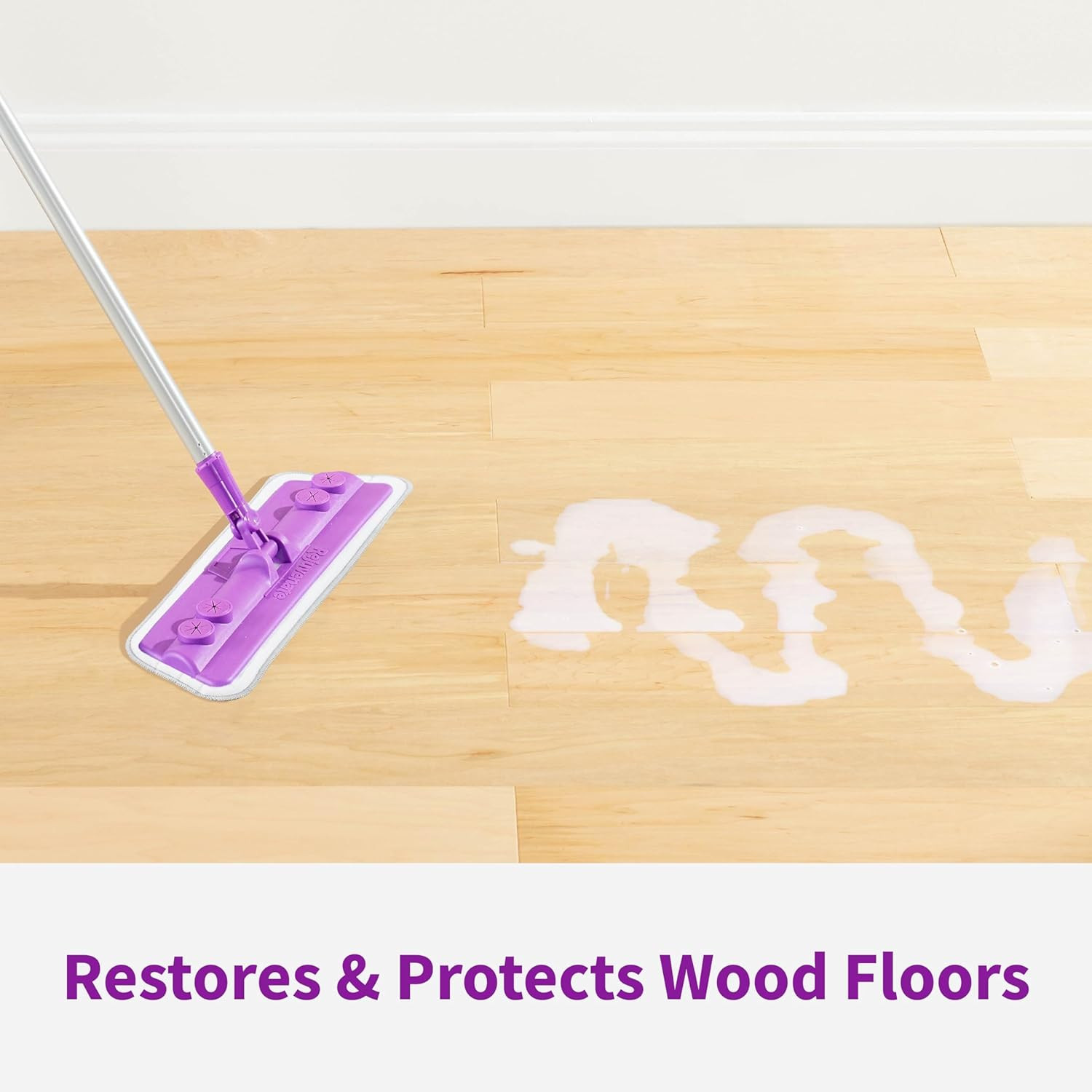 Professional Wood Floor Restorer and Polish with Durable Finish Easy Mop on Appl