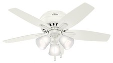 Hunter Fans - Newsome 42 Inch Low Profile Ceiling Fan with LED Light Kit and