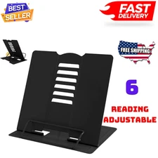 Metal Book Stand Book Holder Book Stand for Reading Adjustable Book Holder
