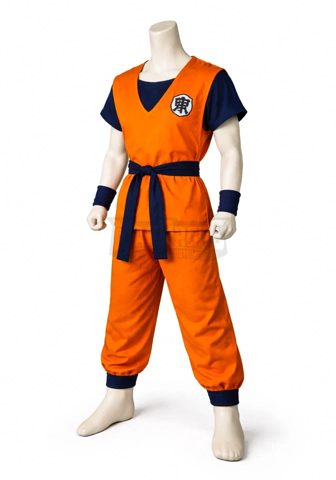Inspired Goku Orange Kakarot Cosplay Costume | Anime Outfit - Image 1 of 4
