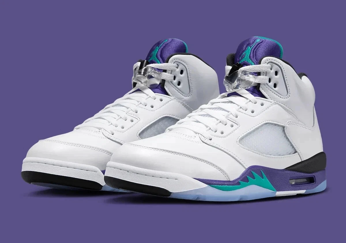 Preços baixos em Jordan 5 Retro 2025 Grape | eBay
