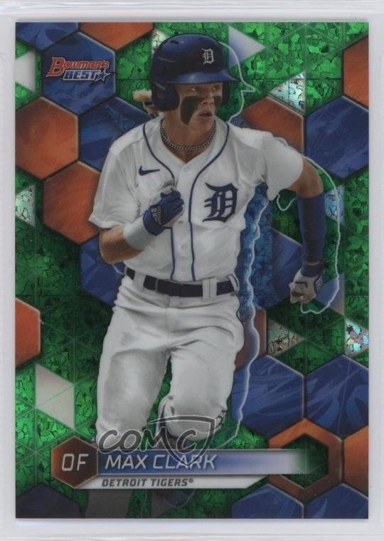 2023 Bowman's Best Green Mini-Diamond Refractor 78/99 Max Clark #TP-23 7qt