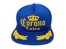 Vintage Corona Extra Hat 80s 90s Snapback Trucker Cap Beer H24