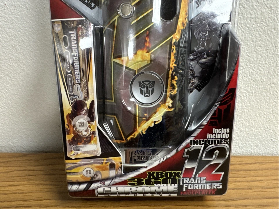 2007 Microsoft Xbox 360 Transformers W/ 12 interchangeable Faceplate Brand New! - Image 2 of 4