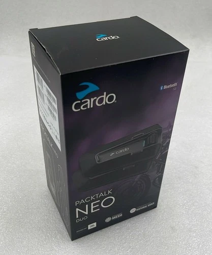 **NEW** Cardo PackTalk NEO DUO Communication System Bluetooth JBL