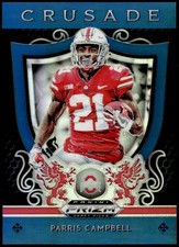 2019 Panini Prizm Draft Picks #9 Parris Campbell Crusade Prizms Blue Rookie E1