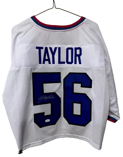 Lawrence Taylor WWF/WWE Wrestlemania Autographed Jersey JSA COA "LT" Giants HOF