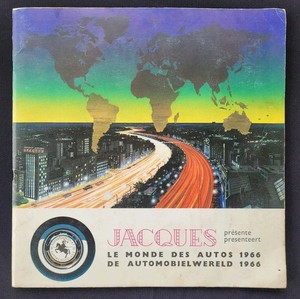 1966 Jacques (Belgium) "The World of Automobiles" Complete Card/Sticker Album