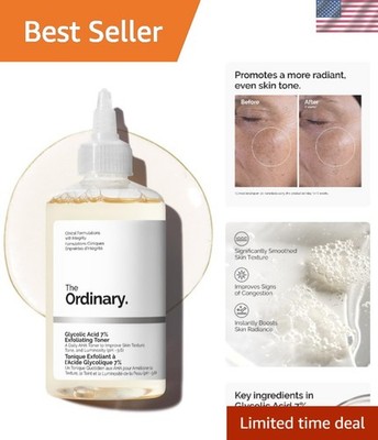 The Ordinary Exfoliating Toner 7% Glycolic Acid - , Alcohol-Free, 240ml