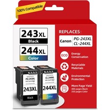 PG-243XL CL244XL Ink Cartridge for Canon Pixma MG2522 MX490 MG2922 TR4520 TR4522