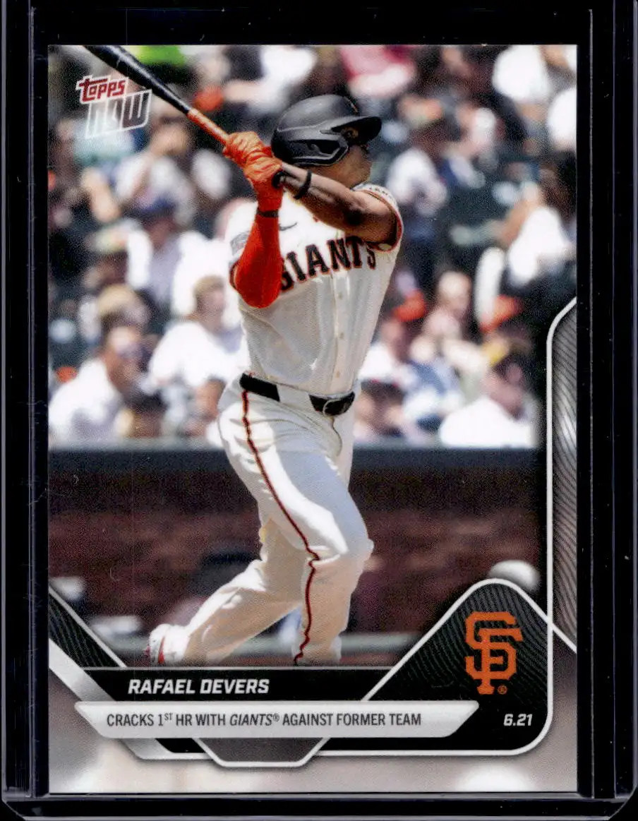 2025 Topps Now #332 Rafael Devers Base Card (Quantity)
