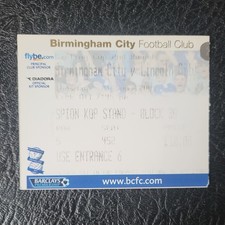 Ticket Stub Birmingham City v Lincoln City 2004 / 2005 League Cup 2nd Round 