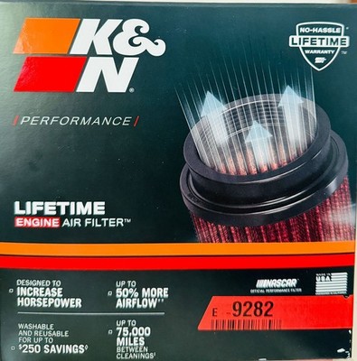 × K&N E-9282 Luftfilter   Lifetime Engine Air Filter   Waschbar  Luftfilter