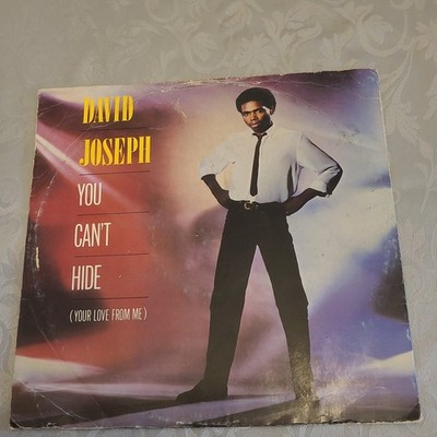 David Joseph You can't hide your Love from me  12 inch vinyl single record