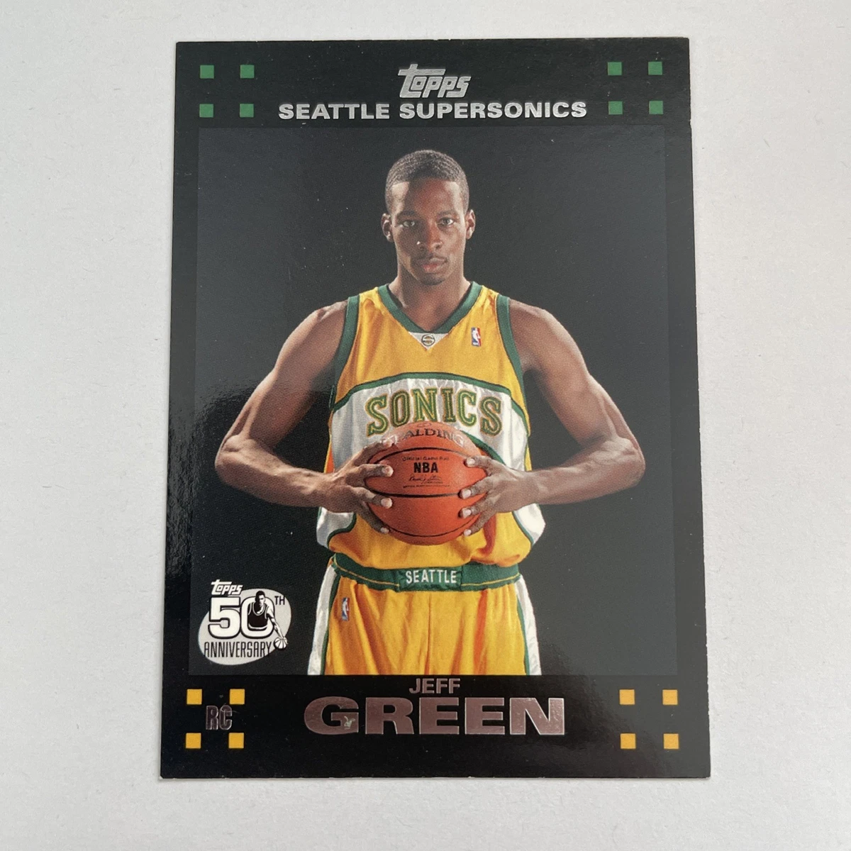 Basketball Jeff Green Rookie 2007-08 Season Sports Trading Cards
