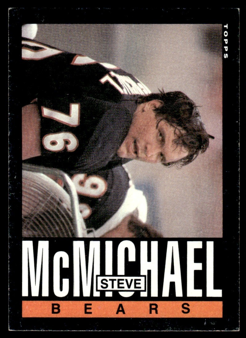 1985 Topps Steve McMichael Rookie Chicago Bears #32