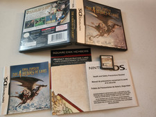 Final Fantasy: The 4 Heroes of Light (Nintendo DS) CIB Poster Inserts Clean