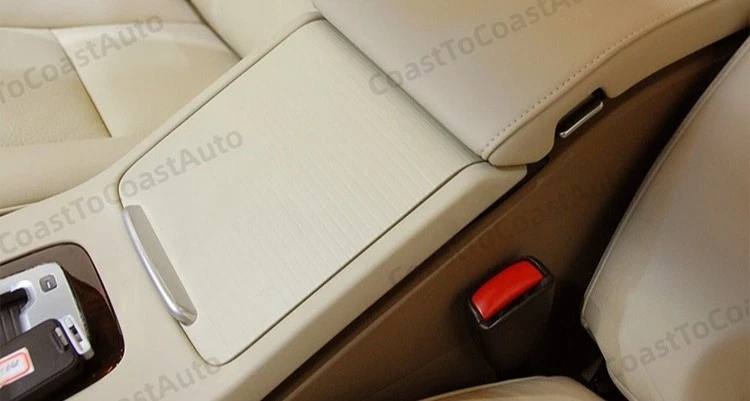 New Beige Center Console Sliding Cover 39870905 For Volvo S80 V70 XC70 Replace - Image 2 of 4