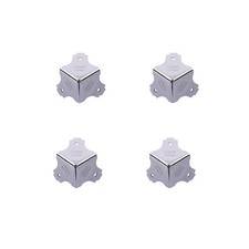 4 Pcs Desk Corner Protector Metal Protectors for Furniture Guards Cabinet Edge