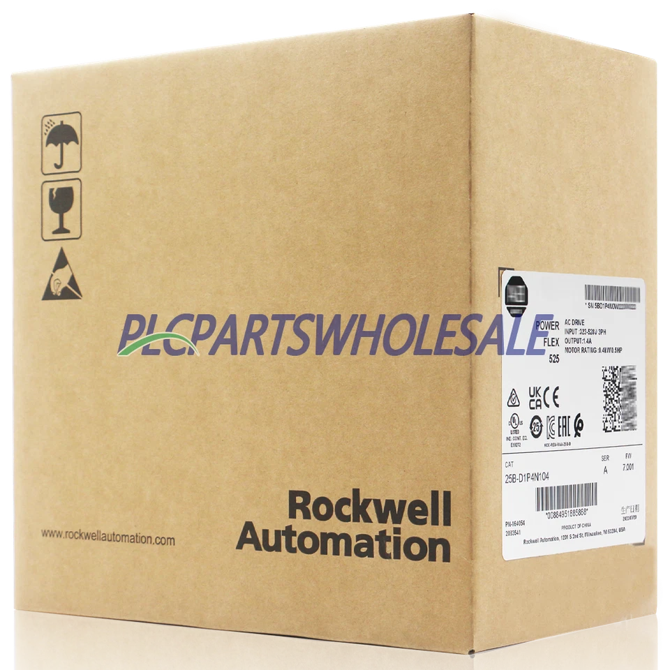 Allen Bradley 25B-D1P4N104 Sealed New PowerFlex 525 0.4kW (0.5Hp) AC Drive - Image 2 of 4
