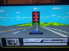 Al Unser Turbo Racing Nintendo NES Game Cartridge Tested 