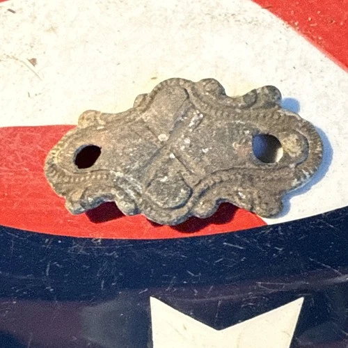 Dug Civil War 💥 🇺🇸 💣 Fancy Brass Horse Rosette