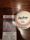 Baseball Memorabilia. Brandon Marsh and Trea Turner signed baseballs.