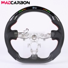 Real Carbon Fiber LED Steering Wheel Fit For Infiniti FX35 FX37 FX50 QX70 09-16