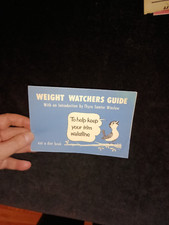 Old Vintage Knox Gelatine Weight Watchers Guide Paper