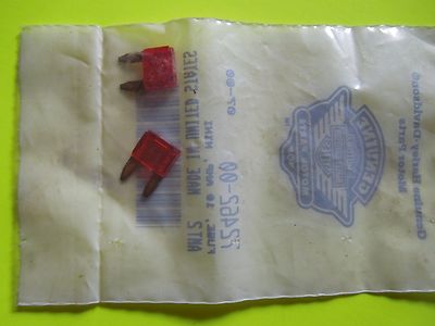 2 NOS OEM Harley Davidson 10 AMP Mini Fuses P/N 72462-00 | eBay
