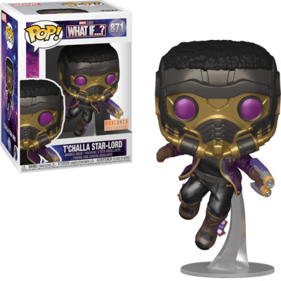 Funko POP! Marvel: What If...? - T'challa Star-Lord (BoxLunch) #871