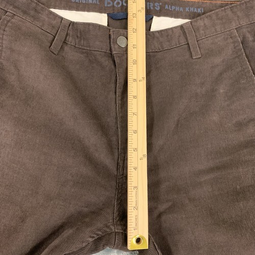 DOCKERS Alpha Khaki Men's Copper Brown Slim Tapered Tall Corduroy Pants 36 x 34 - 第 14/18 張圖片