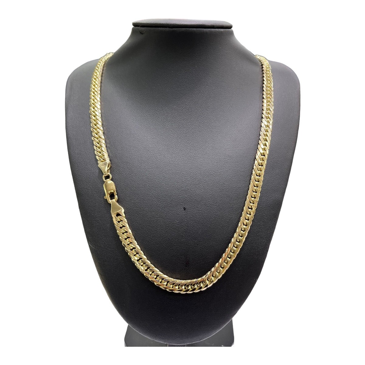 9ct 9K Yellow Gold Double Curb Link Men's Chain Necklace 81.57