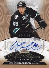 2014-15 Fleer Showcase #132 Melker Karlsson