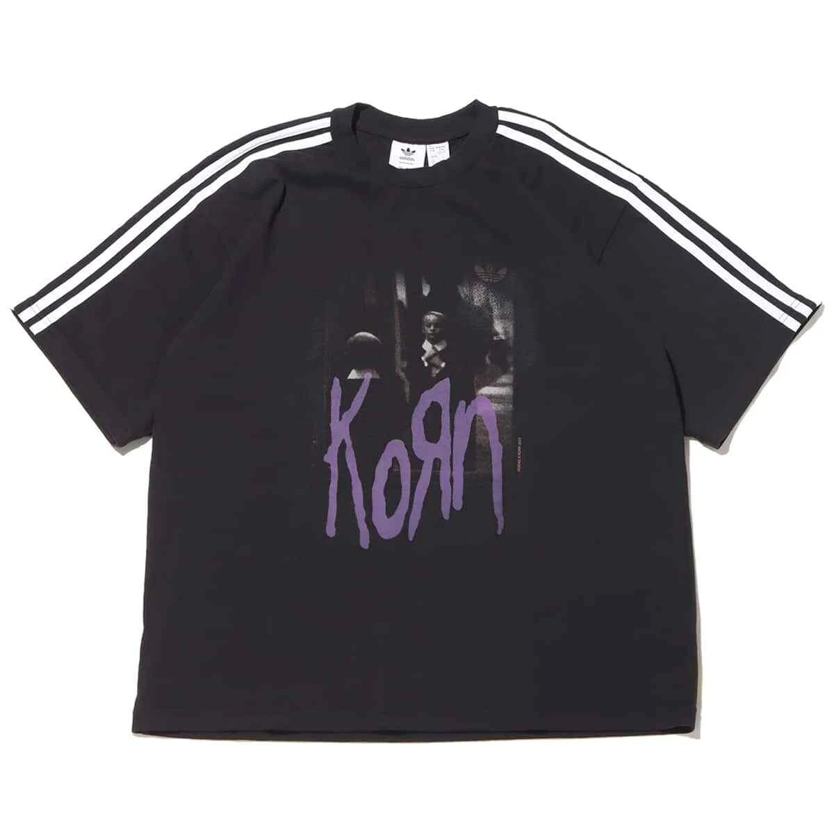 Adidas x Korn Graphic T-Shirt Carbon IN9099 Size 2XS-2XL Brand New