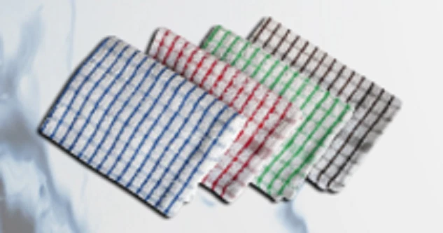 RAMON KNITTING COMPANY Terry Check Tea Towels, Pack of 10